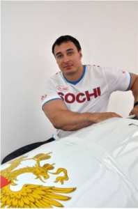 Alexej Wojewoda gewinnt Gold im Zweierbob an den Olympischen Winterspielen in Sotschi 2014